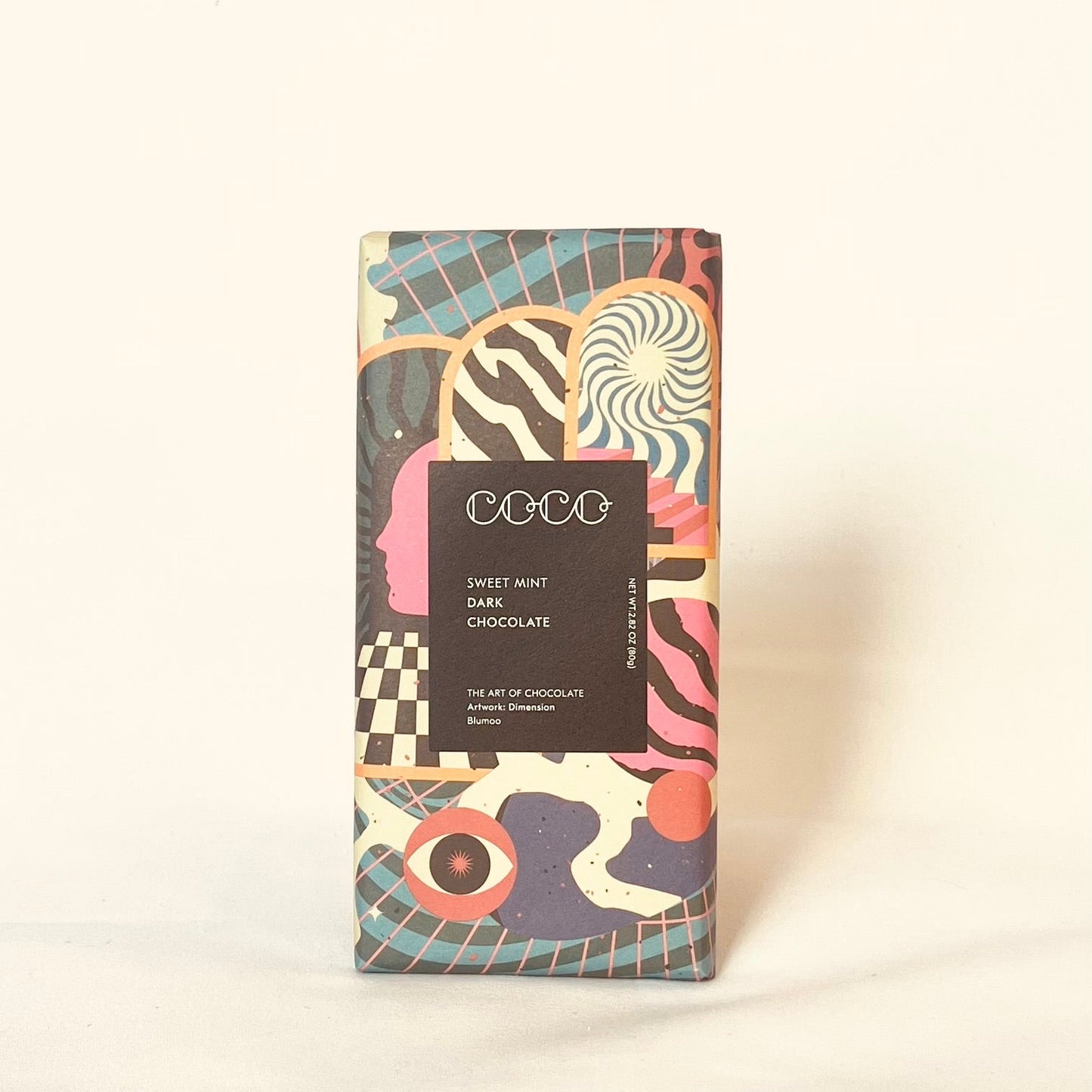 COCO Chocolatier Sweet Mint Dark Chocolate Bar
